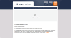 Desktop Screenshot of bootsscheiben.de